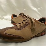 Cole Haan Mens Suede Leather Tan Brown Orange Sneakers Loafers Sz 10 M