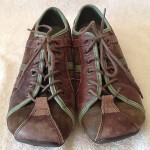Diesel Ivalo Mens Brown Leather Casual Sneakers Shoes Size 10 / 43