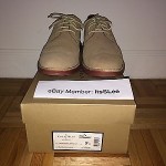 COLE HAAN LUNARGRAND WINGTIP OXFORD MILKSHAKE SUEDE SZ 9.5 C10228