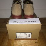 COLE HAAN LUNARGRAND WINGTIP OXFORD MILKSHAKE SUEDE SZ 9.5 C10228