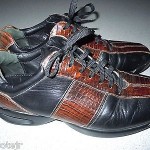 Mens COLE HAAN NIKE AIR brown black two tone OXFORD casual dress SHOES size 9.5