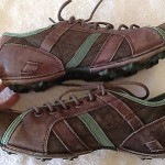 Diesel Ivalo Mens Brown Leather Casual Sneakers Shoes Size 10 / 43
