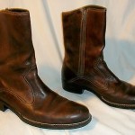 Mens Cole Haan Boots,Size 10 1/2 M, Brown,Side Zippers,vnc