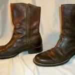 Mens Cole Haan Boots,Size 10 1/2 M, Brown,Side Zippers,vnc