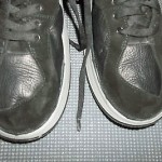 HUGO BOSS nice black leather/suede comfortable sneakers   SZ 43 – 10M