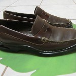 Cole Haan Nike Air Casual  Brown Leather Penny Loafers Men’s Size 9 M *EUC*