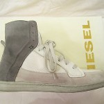 DIESEL Gulliver Sneakers – Size US 7 / EU 39 – White/Gray