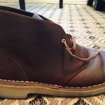 MENS CLARKS ORIGINAL DESERT CHUKKA BEESWAX LEATHER BOOTS 78358 SIZE 9.5