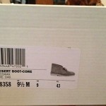 MENS CLARKS ORIGINAL DESERT CHUKKA BEESWAX LEATHER BOOTS 78358 SIZE 9.5