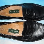 COLE HAAN MEMORY FLEX COMFORT LOAFERS , BLACK LEATHER ,SLIP ON SHOES 12 M