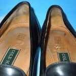 COLE HAAN MEMORY FLEX COMFORT LOAFERS , BLACK LEATHER ,SLIP ON SHOES 12 M
