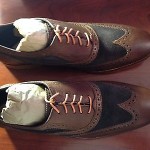 Cole Haan Air Colton Casual Wing Tip Dark Brown Suede Men’s 12 M Shoes Lace Up