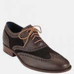 Cole Haan Air Colton Casual Wing Tip Dark Brown Suede Men’s 12 M Shoes Lace Up