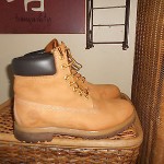 CLASSIC TIMBERLAND MEN’S BOOT,6INCH,PREMIUM 10061,WHEAT SIZE 10.5