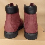 Timberland 6 Inch Premium Boots Burgundy $180 Men Size 11