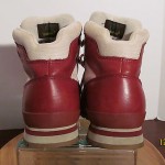Mens sz 12 M Red leather Timberland all terrain ankle hiking work boots
