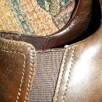 COLE HAAN “Zeno” Tortoise Brown Leather CENTER STITCH Slip-On LOAFERS MEN’S 9M