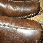 COLE HAAN “Zeno” Tortoise Brown Leather CENTER STITCH Slip-On LOAFERS MEN’S 9M