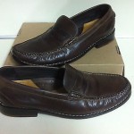 MEN’S COLE HAAN LOAFERS IN SIZE 9 MEDIUM IN BROWN LEATHER  EUC