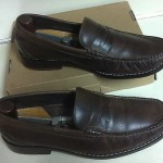 MEN’S COLE HAAN LOAFERS IN SIZE 9 MEDIUM IN BROWN LEATHER  EUC