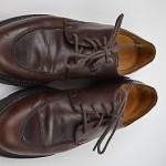 COLE HAAN Country Men’s BROWN Leather Oxford Sneakers SHOES Size 7