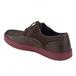 COLE HAAN Mens Bergen Wingtip Oxfords Shoes Chestnut Suede C11684 Size 9.5 M NIB
