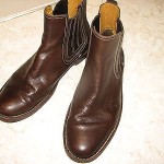 Cole Haan Dark Brown Pull-On Ankle Leather Men’s Boots Sz  9