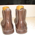 Cole Haan Dark Brown Pull-On Ankle Leather Men’s Boots Sz  9