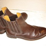 Cole Haan Dark Brown Pull-On Ankle Leather Men’s Boots Sz  9