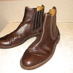 Cole Haan Dark Brown Pull-On Ankle Leather Men’s Boots Sz  9