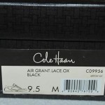 Mens COLE HAAN Air Grant Leather Oxfords Shoes – Size 9.5 – Black MSRP $148 NEW