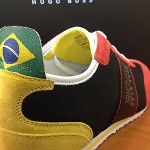 Hugo Boss Light Ness World Cup Sneakers In Black