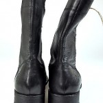 $395 NEW Diesel Black Leather Boots Eu 42 US 8.5
