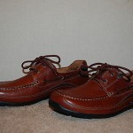 Men’s CLARKS Unstructured Brown Leather Casual Lace-up Oxfords/Loafers/Shoes 9.5