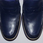Cole Haan Lunargrand Penny Loafers, Leather Upper, Peacoat/Cobalt, 11 M, New
