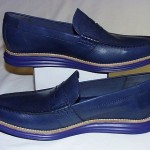 Cole Haan Lunargrand Penny Loafers, Leather Upper, Peacoat/Cobalt, 11 M, New
