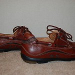 Men’s CLARKS Unstructured Brown Leather Casual Lace-up Oxfords/Loafers/Shoes 9.5