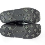 Diesel Auriga Shoes Mens Sneakers Black Leather Size 12