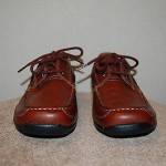 Men’s CLARKS Unstructured Brown Leather Casual Lace-up Oxfords/Loafers/Shoes 9.5