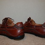 Men’s CLARKS Unstructured Brown Leather Casual Lace-up Oxfords/Loafers/Shoes 9.5