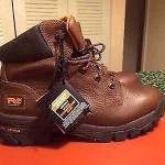 NEW 87529 Timberland PRO Men’s Helix Work Boots Soft Toe Brown Size 9 M