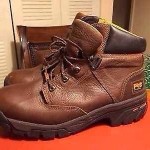 NEW 87529 Timberland PRO Men’s Helix Work Boots Soft Toe Brown Size 9 M