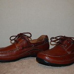Men’s CLARKS Unstructured Brown Leather Casual Lace-up Oxfords/Loafers/Shoes 9.5