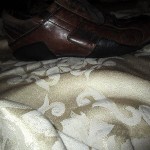 DIESEL Men’s Brown Distressed Leather Driving Shoes Classic Size 13