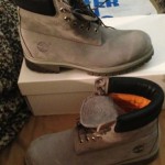Gray Timberland Boots. Size 10.5. $135
