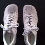 Diesel Mens Shoes 8.5 8 1/2 White Sneakers Casual Gray Stripes