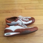 Cole Haan Men’s Sneakers Brown/Cream Nike Air Heels Size 8.5 M