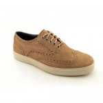 Cole Haan Bergen WingTip Mens Size 8 Brown Wide Suede Oxfords Shoes New/Display