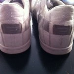 Diesel Mens Shoes 8.5 8 1/2 White Sneakers Casual Gray Stripes
