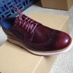 Cole Haan ‘Lunargrand Long Wingtip’ Oxford Sz 11 M in “Tawny” Burgundy $228